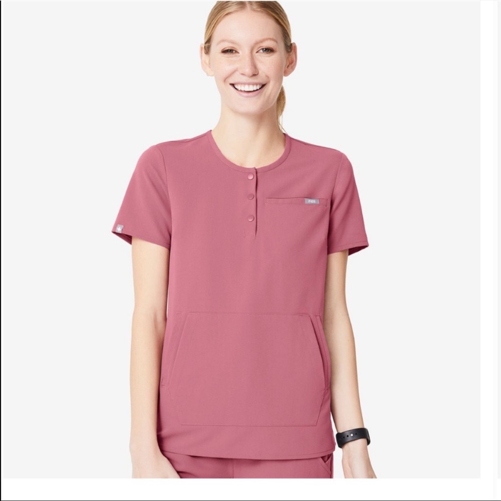 ISO Figs mauve arura top